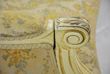 Antique Parlor Set, Sofa, Armchairs, (2)  Settee French Painted Upholstered!! - Old Europe Antique Home Furnishings