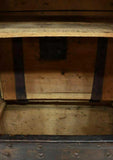 Antique Safe, Continental Iron Hobnail Studded, 58 Ins., 1600's / 1700's! - Old Europe Antique Home Furnishings