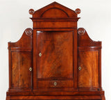 Antique Secretary Biedermeier, Mahogany, Lots of Drawers, Writing Surface, 1800s!! - Old Europe Antique Home Furnishings