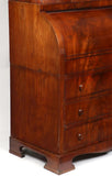 Antique Secretary Biedermeier, Mahogany, Lots of Drawers, Writing Surface, 1800s!! - Old Europe Antique Home Furnishings