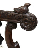 Antique Armchairs, Throne, Pair, Cowhide, Monumental Figural Carved, 1800s!! - Old Europe Antique Home Furnishings