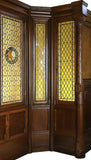 Antique Bay Window Niche, English Paneled Bay Window Niche, 1800's, Stunning! - Old Europe Antique Home Furnishings