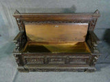 Antique Hall Bench / Seat, Carved Griffin Italian Hall Seat, 18th / 19th C.!! - Old Europe Antique Home Furnishings