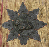 Antique Bible Box On Oak Stand, From a Ship, Metal Mountings, 17th C., 1600's! - Old Europe Antique Home Furnishings