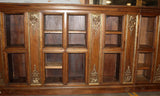 Antique Bookcase, Monumental French Napoleon III Open Shelf, Approx 22 Feet Long - Old Europe Antique Home Furnishings