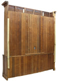 Gorgeous Antique Cabinet, Victorian American Walnut Monumental Etched Glass, 1800's, 19th Century Gorgeous! - Old Europe Antique Home Furnishings
