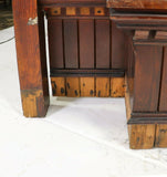 Antique Church Pulpit, Lectern, Large Carved Lectern Medium Wood Tone, Handsome! - Old Europe Antique Home Furnishings
