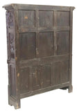 Antique Cupboard, Gothic Revival, Carved Oak, Credence, Foliates, 1800s!! - Old Europe Antique Home Furnishings