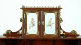 Antique Desk, Writing Continental, Bronze Mounts, Porcelain Plaques, 1800's!! - Old Europe Antique Home Furnishings