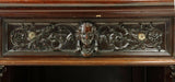 Antique Sideboard / Server Display,  Continental Figural Carved Walnut!! - Old Europe Antique Home Furnishings