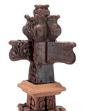 Antique Spires, Carved Oak, Set of Three 3 Gothic Style C, Lighting, 1900's! - Old Europe Antique Home Furnishings