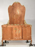 Antique Bedroom Suite, Bed and Dresser, Venetian Louis XV Style Paint Decorated, Gorgeous! - Old Europe Antique Home Furnishings