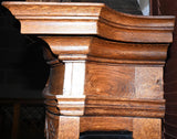 Antique Cabinet, Glass Display, Large, Windowed, Carved, Museum Quality, 1800s! - Old Europe Antique Home Furnishings