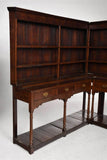 Antique Corner Dresser and Rack, Welsh, Oak, Shelves, Drawers, 18th C., 1700s!! - Old Europe Antique Home Furnishings