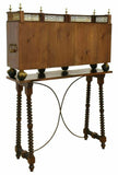 Antique Desk Spanish Vargueno & Console Table, 19th C.,1800s, Brass Grill!! - Old Europe Antique Home Furnishings