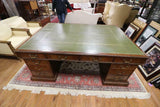 Antique Desk, Partners, Georgian, Tooled Leather Top Rare 18th / 19th C.,1800s!! - Old Europe Antique Home Furnishings