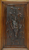 Antique Sideboard, Italian Carved, Walnut, Hunt, Arched Crest, Shelves, 1800's! - Old Europe Antique Home Furnishings