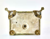 Antique Candelabra, Bronze and Marble, Green, 19th Century, 1800s, Gorgeous!! - Old Europe Antique Home Furnishings