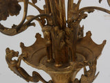 Antique Candelabra, Gothic Gilt Bronze Floor Standing, 11 Candleholders! - Old Europe Antique Home Furnishings