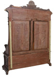 Antique Hall Bench, Italian Renaissance Revival, Carved Wood, Lion Masks, 1800s! - Old Europe Antique Home Furnishings