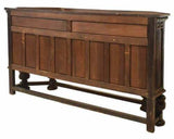 Antique Sideboard, Dining, Renaissance Revival Carved Oak, Early 1900s, Gorgeous - Old Europe Antique Home Furnishings