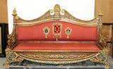 Antique Sofa, Exceptional, Italian Carved Walnut with Griffins, 19th C 1800s!! - Old Europe Antique Home Furnishings