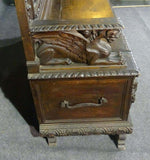 Antique Hall Bench / Seat, Carved Griffin Italian Hall Seat, 18th / 19th C.!! - Old Europe Antique Home Furnishings