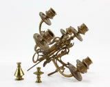 Antique Candelabra, Bronze and Marble, Green, 19th Century, 1800s, Gorgeous!! - Old Europe Antique Home Furnishings