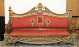 Antique Sofa, Exceptional, Italian Carved Walnut with Griffins, 19th C 1800s!! - Old Europe Antique Home Furnishings