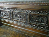 Antique Hall Bench / Seat, Carved Griffin Italian Hall Seat, 18th / 19th C.!! - Old Europe Antique Home Furnishings