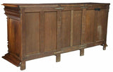 Antique Buffet / Sideboard, French Carved Walnut Breakfront, Stunning, 1800's! - Old Europe Antique Home Furnishings