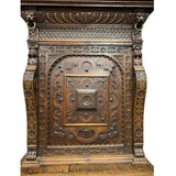 Antique Cabinets, Dutch Wedding, Well Carved, Pair, Gorgeous 1800's!! - Old Europe Antique Home Furnishings