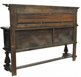 Antique Sideboard Cabinet Display, Italian Renaissance Revival Carved, 1900's! - Old Europe Antique Home Furnishings