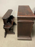 Antique Sideboard, Hunt Game, Highly Carved, German, Black Forest Style, 1800's! - Old Europe Antique Home Furnishings