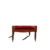 Antique Armchair, French Louis Philippe Red High BackFauteuil Chair 1800s, Gorgeous!! - Old Europe Antique Home Furnishings