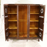 Antique Armoire Breton, Triple Door French Breton Style Oak Armoire, Beautiful!! - Old Europe Antique Home Furnishings