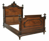 Antique Bed, French Louis XVI Style Rosewood 1800s, Gorgeous European Bed!! - Old Europe Antique Home Furnishings