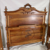 Antique Bed & Stand, Night / Side Table French Louis XVI Style, 19/20th C.!! - Old Europe Antique Home Furnishings