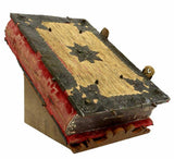 Antique Bible Box On Oak Stand, From a Ship, Metal Mountings, 17th C., 1600's! - Old Europe Antique Home Furnishings