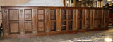 Antique Bookcase, Monumental French Napoleon III Open Shelf, Approx 22 Feet Long - Old Europe Antique Home Furnishings