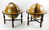 Antique Celestial Globes, British, 12-Inch, Terrestrial, Pair, Early 1800s!! - Old Europe Antique Home Furnishings