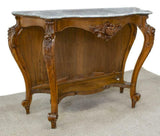 Antique Console & Mirror, Italian Louis XV Style, Monumental, 19th C. ( 1800s ), Beautiful!! - Old Europe Antique Home Furnishings