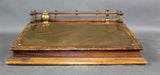 Antique Desk, Slant Front Lift Top Portable Desk, Brass Writing, Inkwell, 1800's!! - Old Europe Antique Home Furnishings