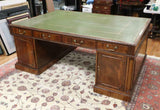 Antique Desk, Partners, Georgian, Tooled Leather Top Rare 18th / 19th C.,1800s!! - Old Europe Antique Home Furnishings