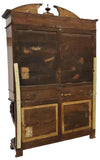 Antique Display Cabinet, Vitrine, Renaissance Revival, Carved, 19th C, 1800s! - Old Europe Antique Home Furnishings