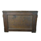Antique Chest, Oak Gothic 2 Door Table Top Carved Wood Cabinet Handsome Piece! - Old Europe Antique Home Furnishings