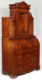 Antique Secretary Biedermeier, Mahogany, Lots of Drawers, Writing Surface, 1800s!! - Old Europe Antique Home Furnishings