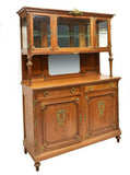 Antique Sideboard, French Oak Display Cabinet, Early 1900s, Beautiful!!! - Old Europe Antique Home Furnishings