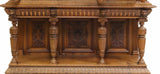 Antique Sideboard, French Renaissance Style, Carved Walnut, early 1900s!! - Old Europe Antique Home Furnishings