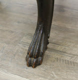 Antique Table, Occasional, Side, Renaissance Revival Griffin Carved Oak, Beauty!! - Old Europe Antique Home Furnishings